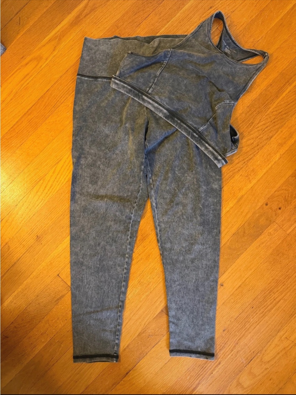 aerie Mineral Wash Gray High-Rise Jeggings Set VGUC